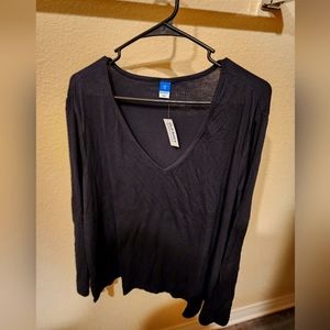 Old Navy long sleeve luxe V Neck XXL NWT